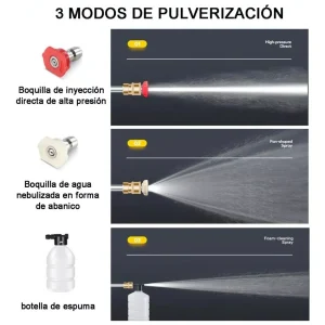 HIDROLAVADORA PORTATIL 2 BATERIAS 48V