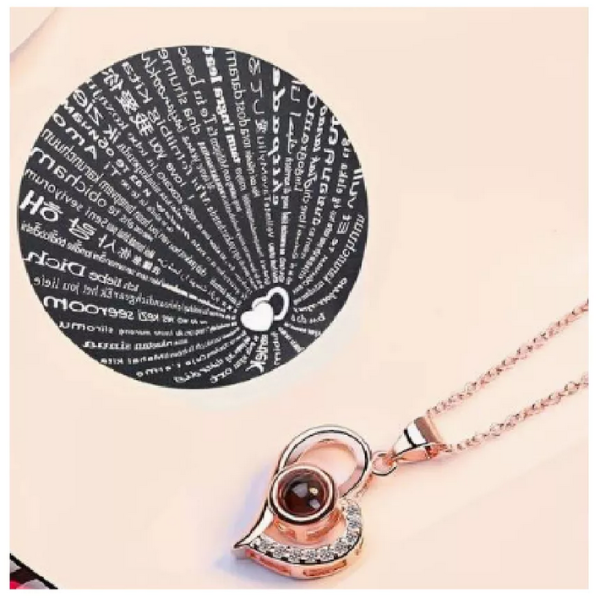 Rosa Eterna En Joyero y Collar TE AMO - Imagen 6